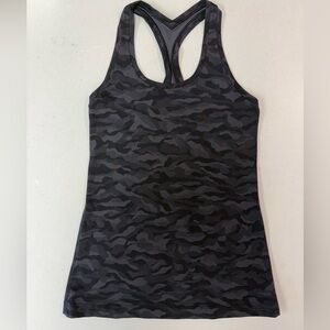 Lululemon Camo Racerback Knit Tank Top